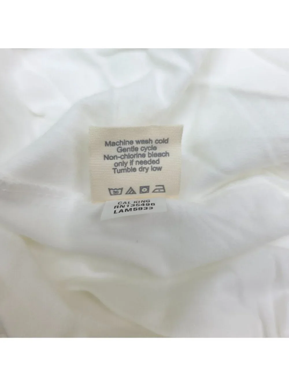Coyuchi Portugal Cloud Brushed Organic Flannel California King Fitted Sheet